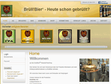Tablet Screenshot of bruell-bier.ch